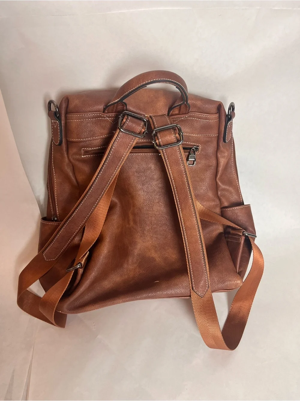 Aglod Leather Backpack Unisex